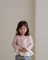 ［BANANAJ］Soft stripe vest