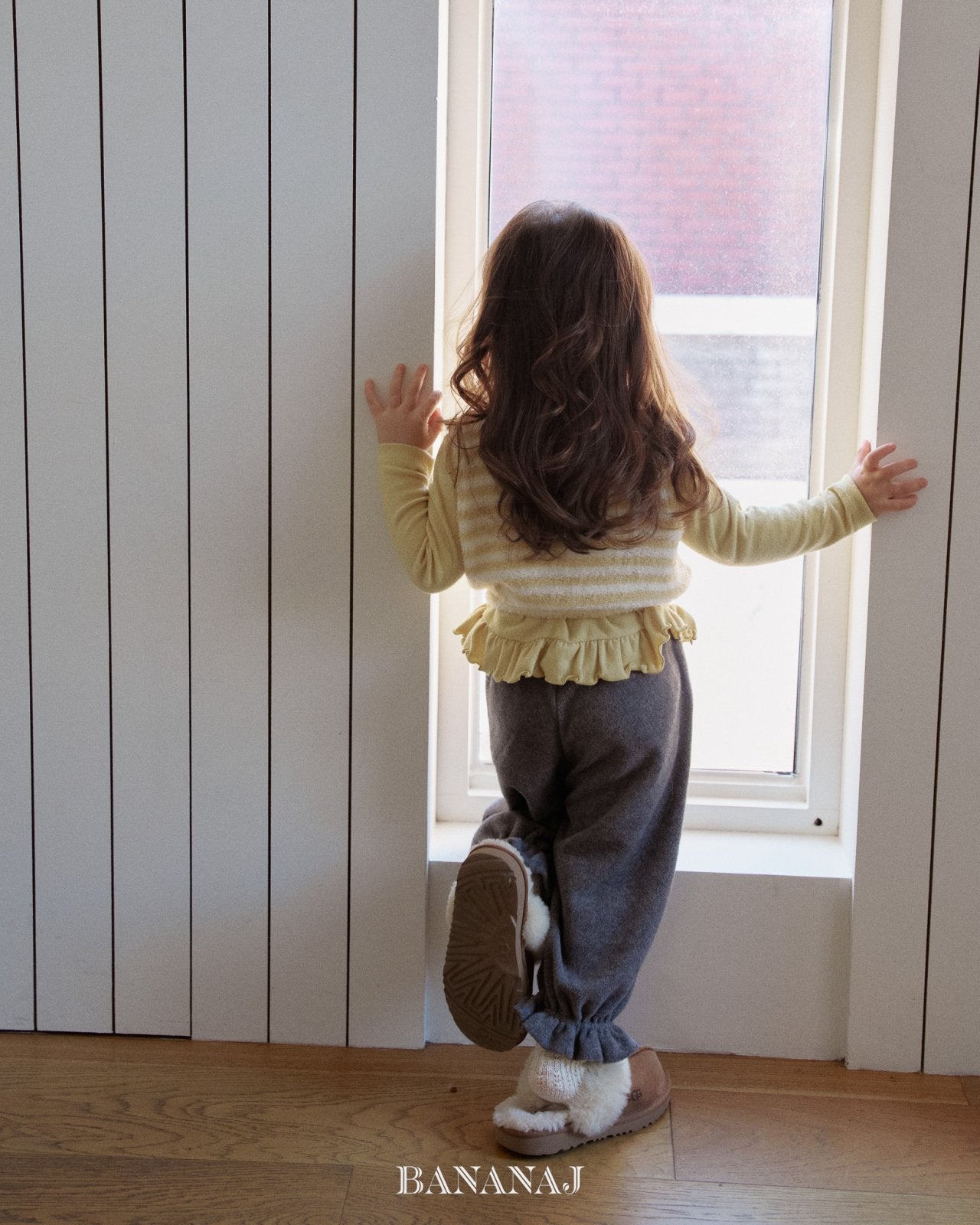 ［BANANAJ］Soft stripe vest