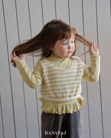 ［BANANAJ］Soft stripe vest