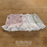 ［BANANAJ］Ruffle frill tee