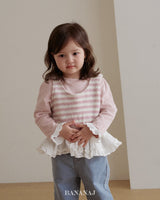 ［BANANAJ］Ruffle frill tee