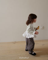 ［BANANAJ］Ruffle frill tee