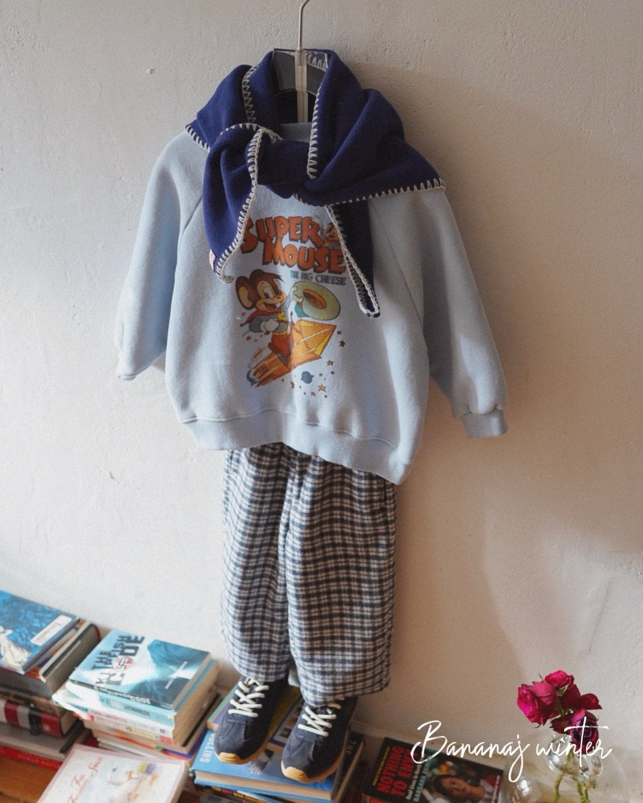 ［BANANAJ］Stitch scarf