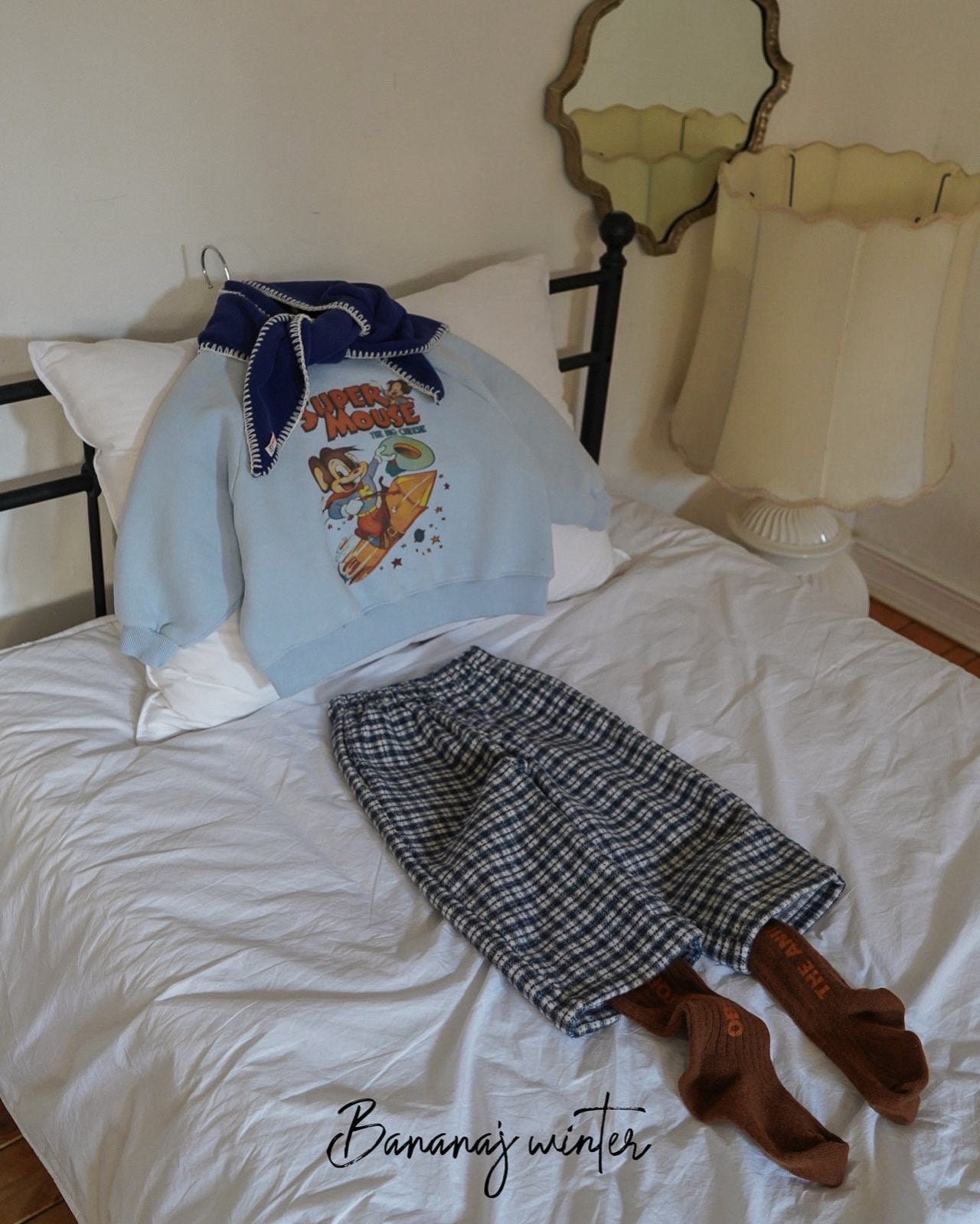 ［BANANAJ］Stitch scarf