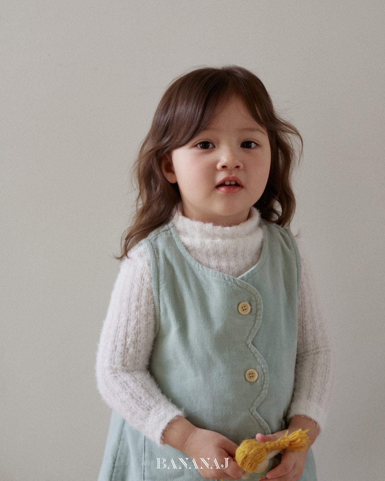 ［BANANAJ］Soft touch turtleneck tee