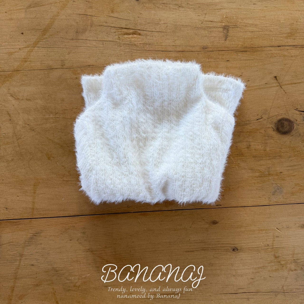 ［BANANAJ］Soft touch turtleneck tee