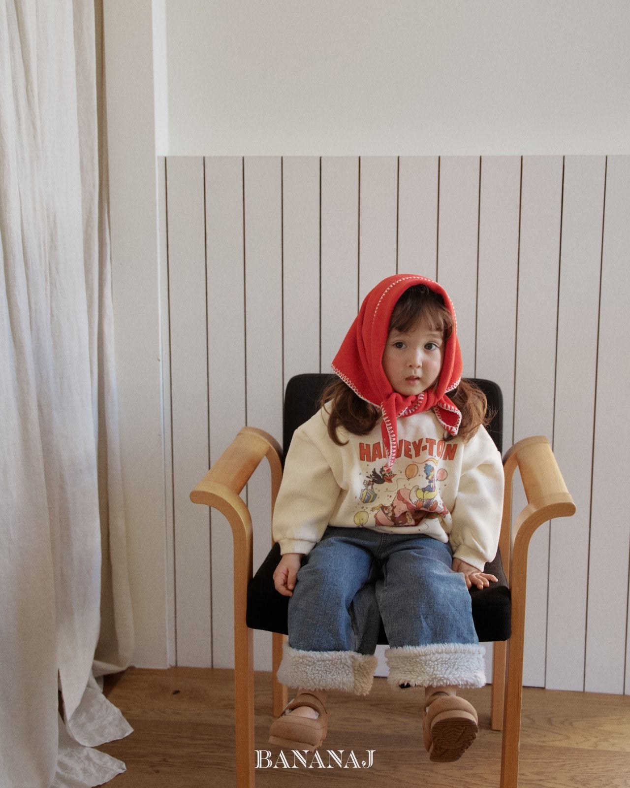 ［BANANAJ］Stitch scarf