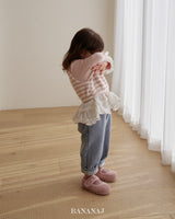 ［BANANAJ］Ruffle frill tee