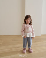 ［BANANAJ］Ruffle frill tee