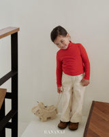 ［BANANAJ］Soft turtleneck tee