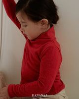 ［BANANAJ］Soft turtleneck tee