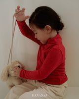 ［BANANAJ］Soft turtleneck tee