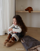 ［BANANAJ］Boa denim pants