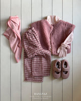 ［BANANAJ］Cozy check pants