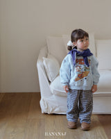 ［BANANAJ］Cozy check pants