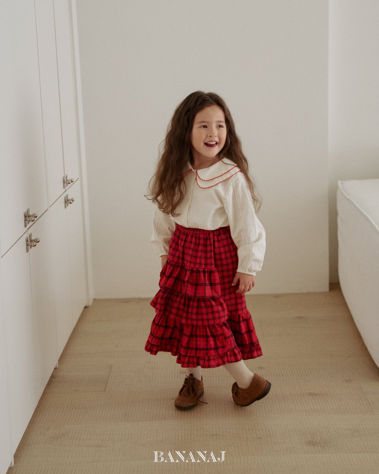 ［BANANAJ］Mellow cancan skirt