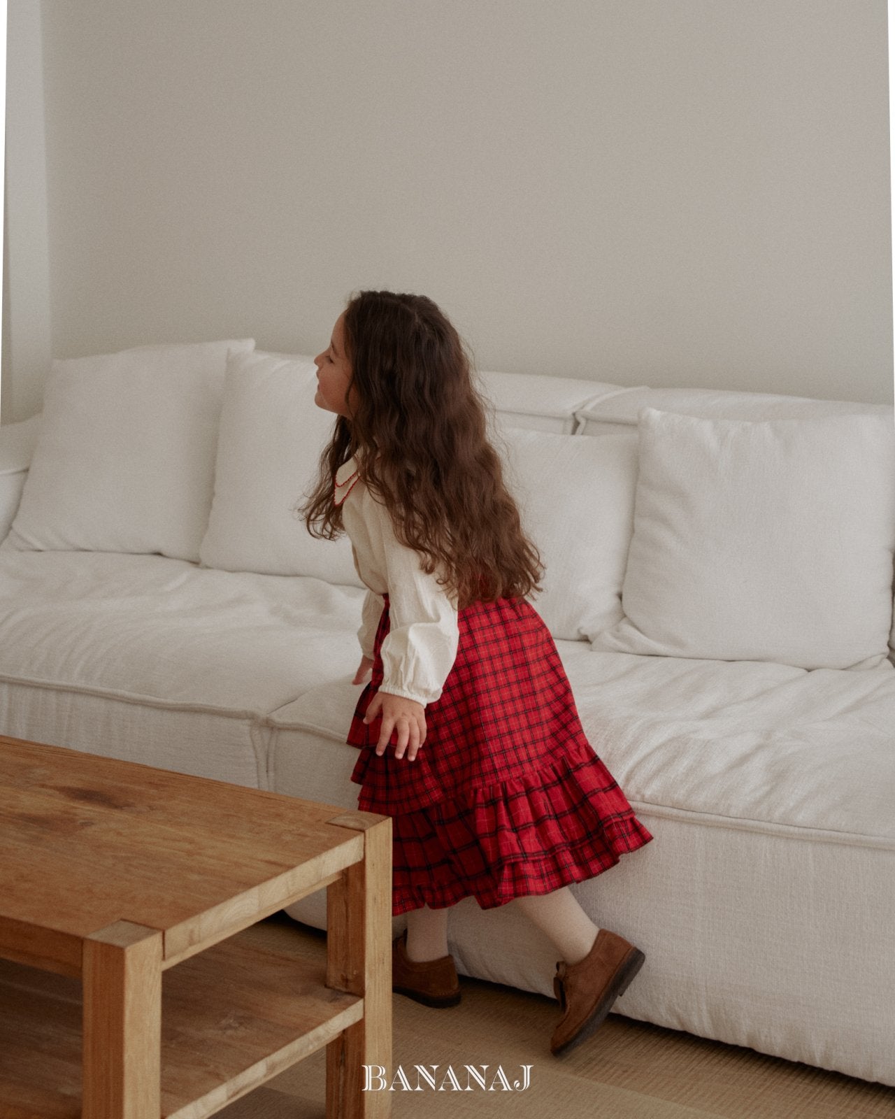 ［BANANAJ］Mellow cancan skirt