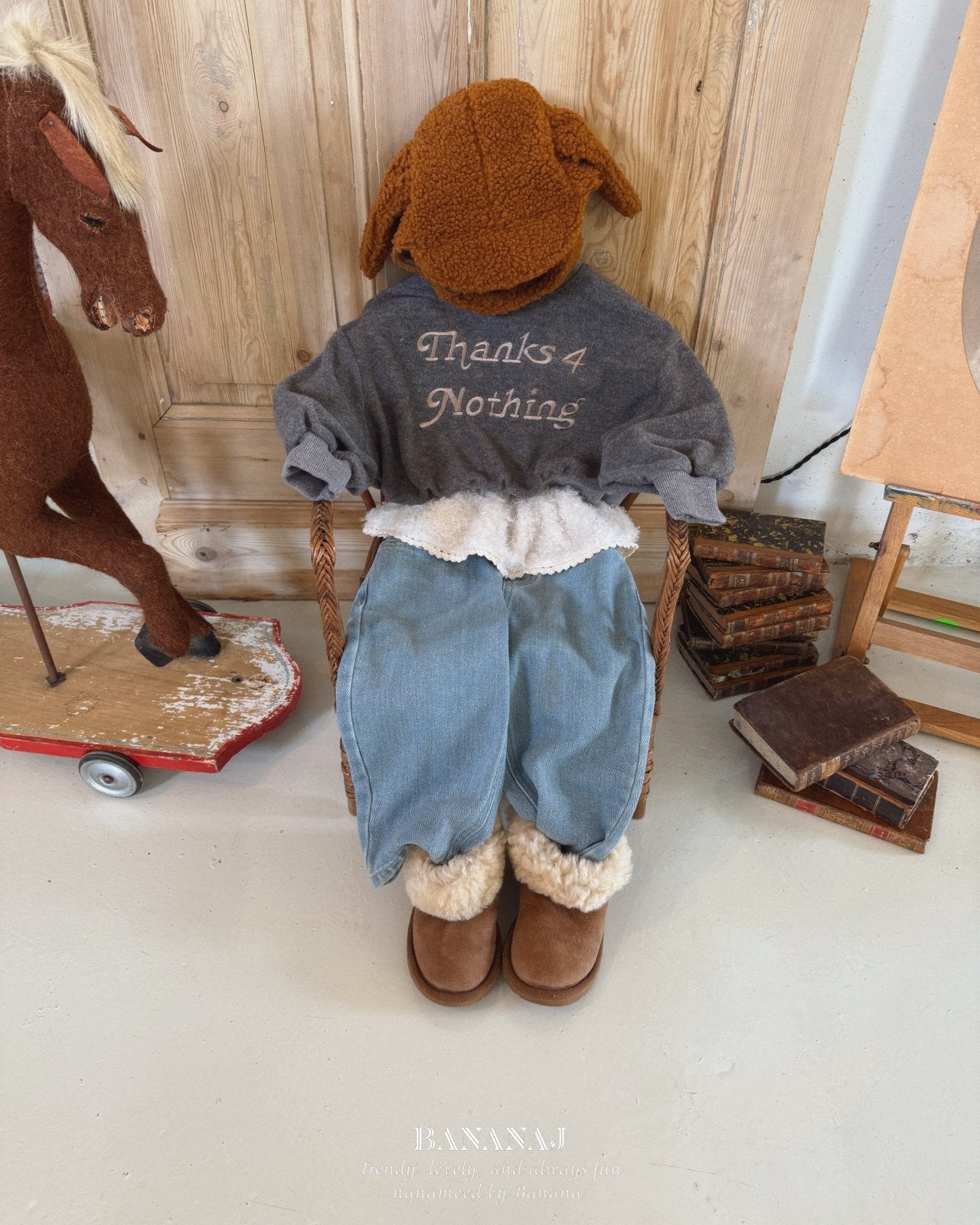 ［BANANAJ］Puppy hat