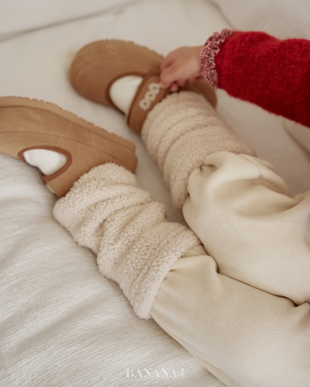 ［BANANAJ］Leg cover warm socks