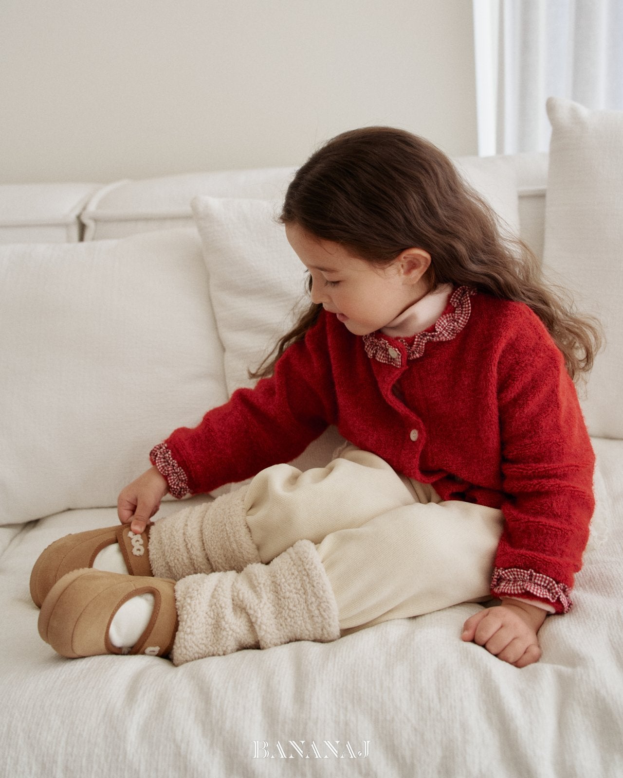 ［BANANAJ］Leg cover warm socks