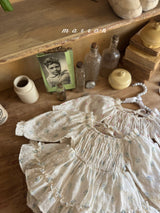 ［marron］Spring flower rompers