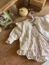 ［marron］Spring flower rompers