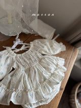 ［marron］Spring flower rompers