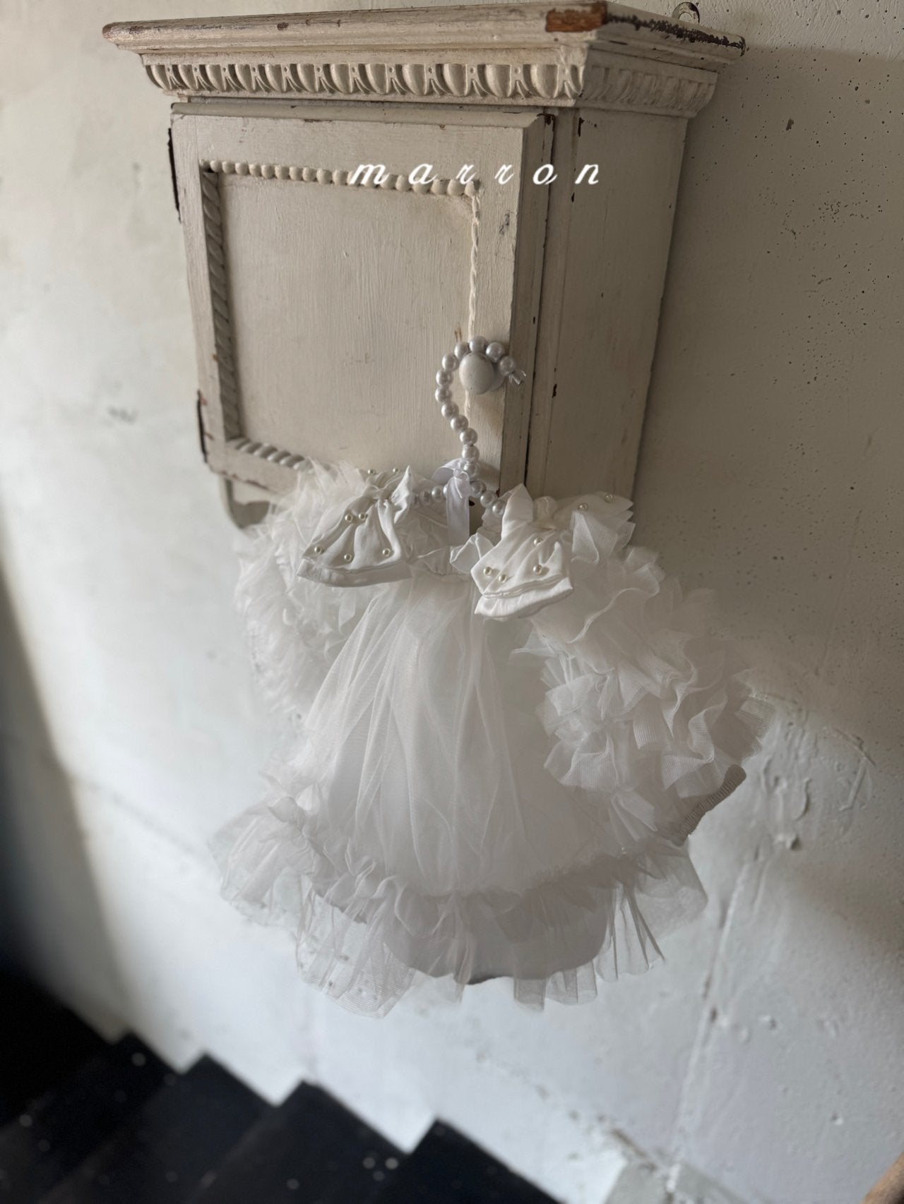 ［marron］Anna shasha ribbon rompers