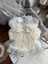 ［marron］Anna shasha ribbon rompers