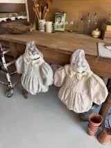 ［marron］Mimosa flower collar rompers