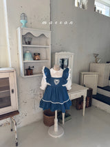 ［marron］Heart frill lace one-piece