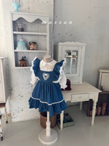 ［marron］Heart frill lace one-piece