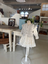 ［marron］Spring flower one-piece