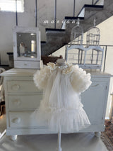 ［marron］Anna shasha ribbon dress