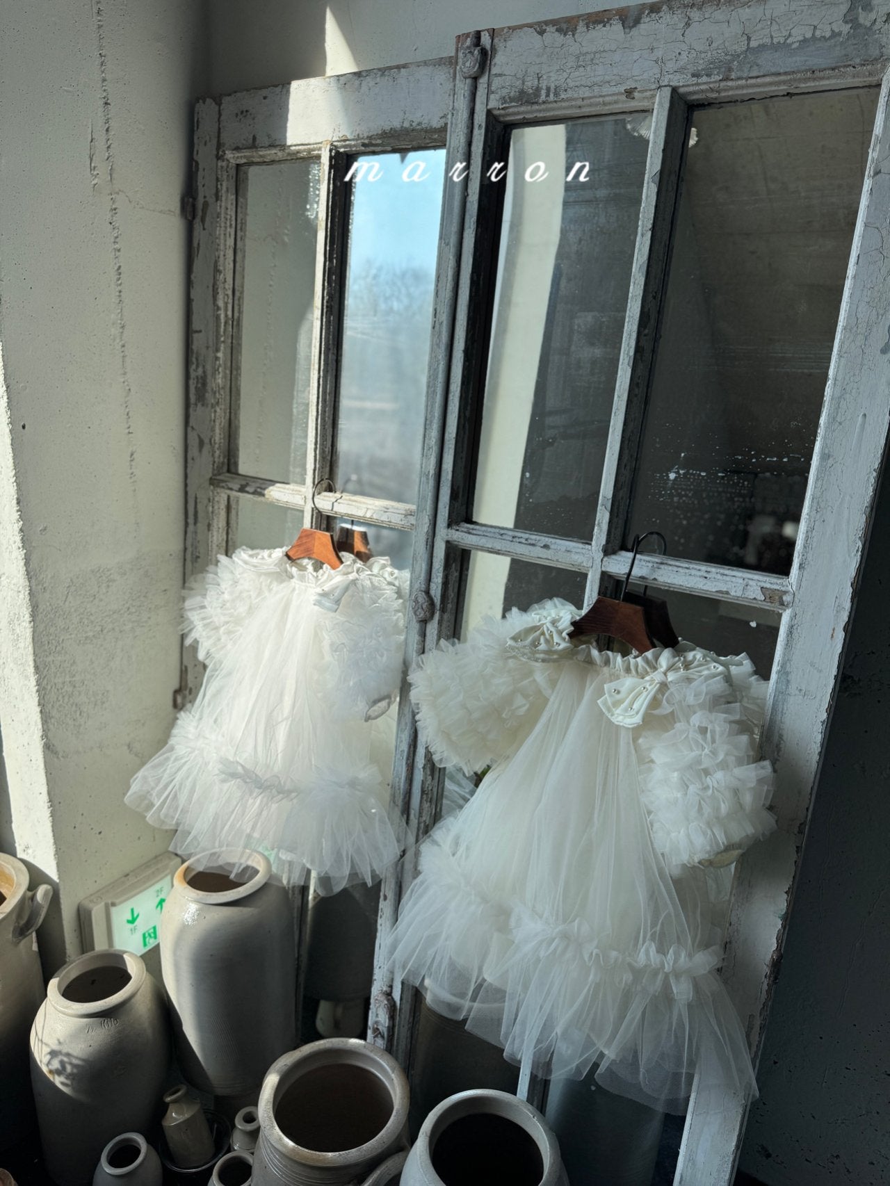 ［marron］Anna shasha ribbon dress