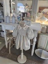 ［marron］Mimosa flower collar one-piece