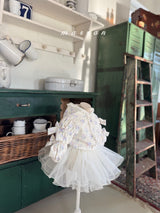 ［marron］Pearl shasha skirt