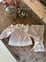 ［marron］Susu ribbon pants