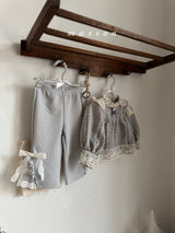 ［marron］Susu ribbon pants