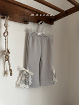 ［marron］Susu ribbon pants