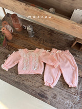 ［marron］Sellin frill ribobn pants