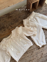 ［marron］Sellin frill ribobn pants