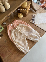 ［marron］Sellin frill ribobn pants