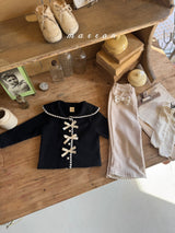 ［marron］Mellow ribbon pants