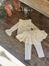 ［marron］Lace tutu leggings skirt