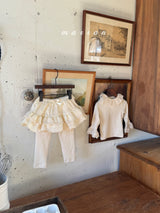 ［marron］Lace tutu leggings skirt