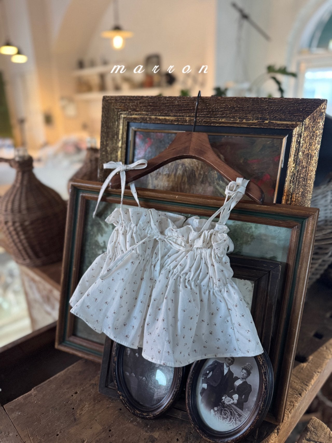 ［marron］Coco shirring bustier