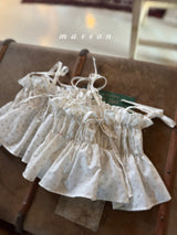 ［marron］Coco shirring bustier