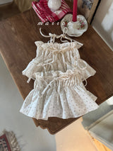 ［marron］Coco shirring bustier