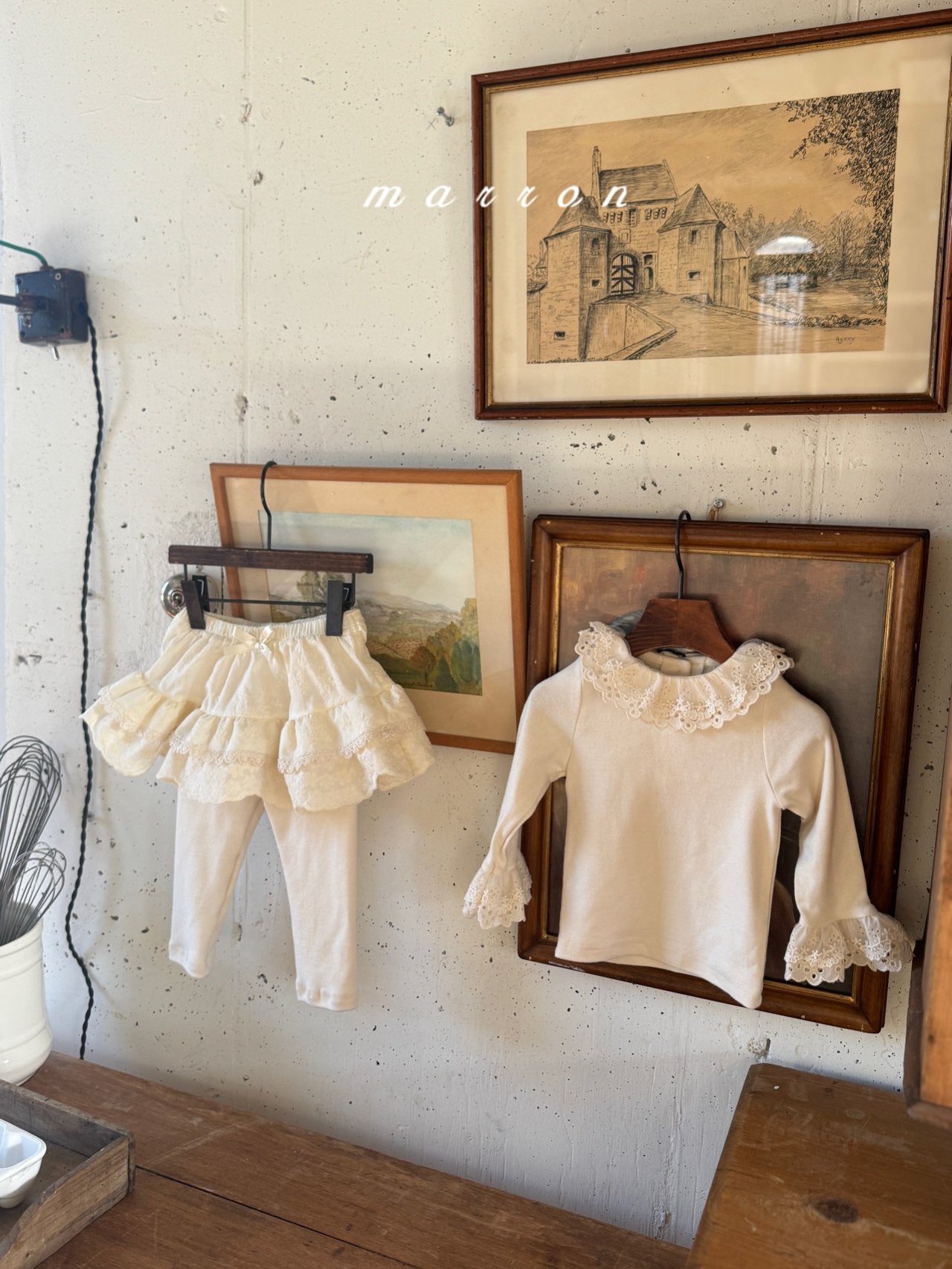 ［marron］Lace tops